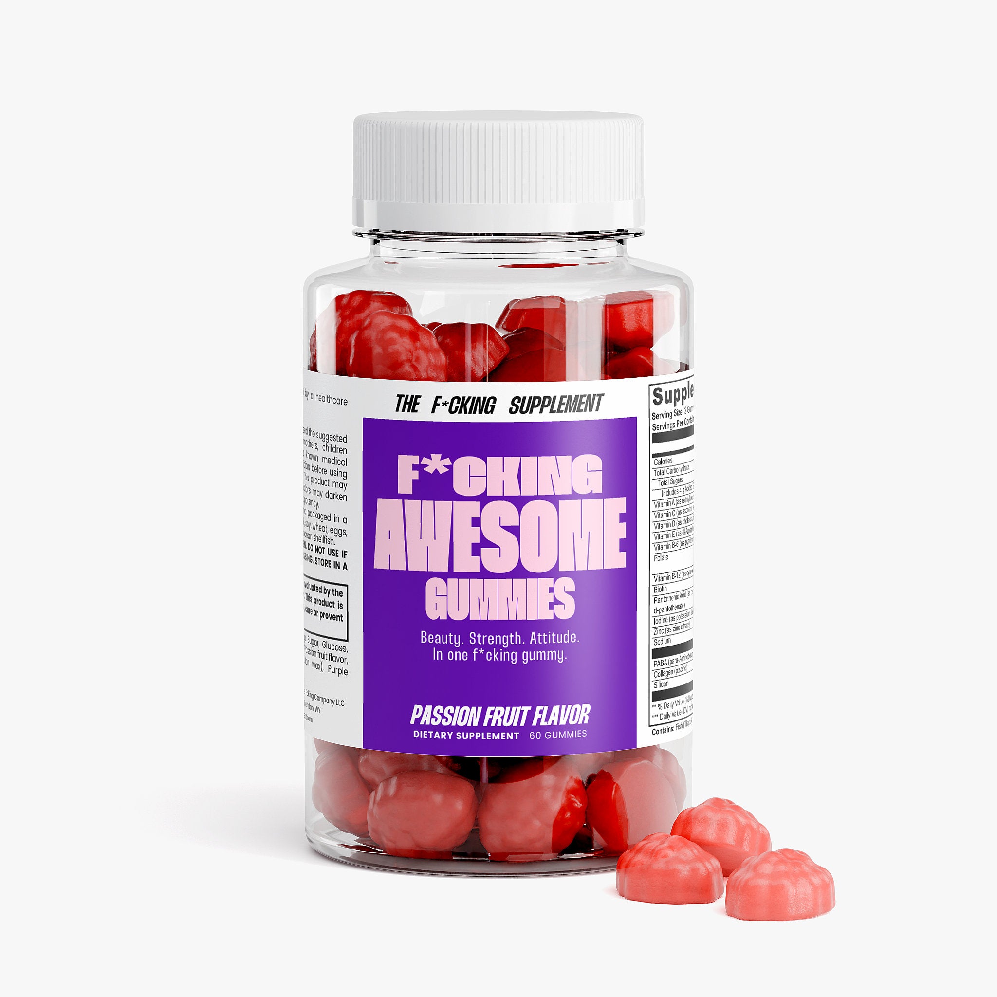 Fcking Awesome Gummies - Hair, Skin & Nails Gummies